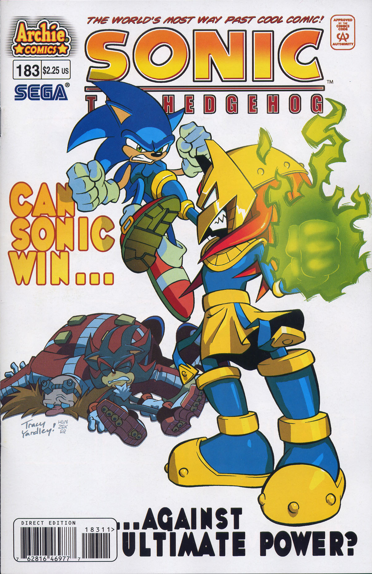 Sonic - Archie Adventure Series February 2008 Comic cover page